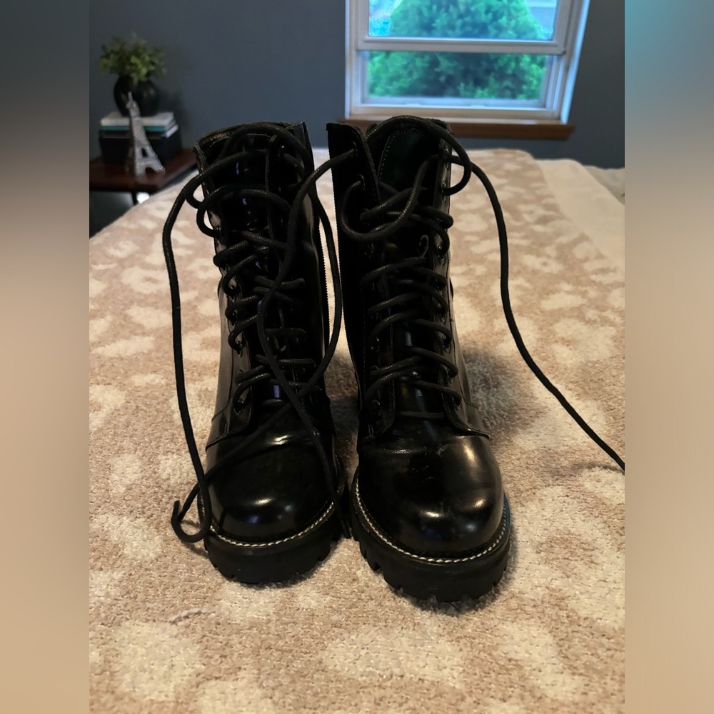 Jeffrey Campbell Combat Heeled Boots